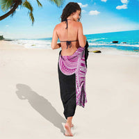 Samoan Art Tattoo Polynesian Pattern Sarong Pink Out Color