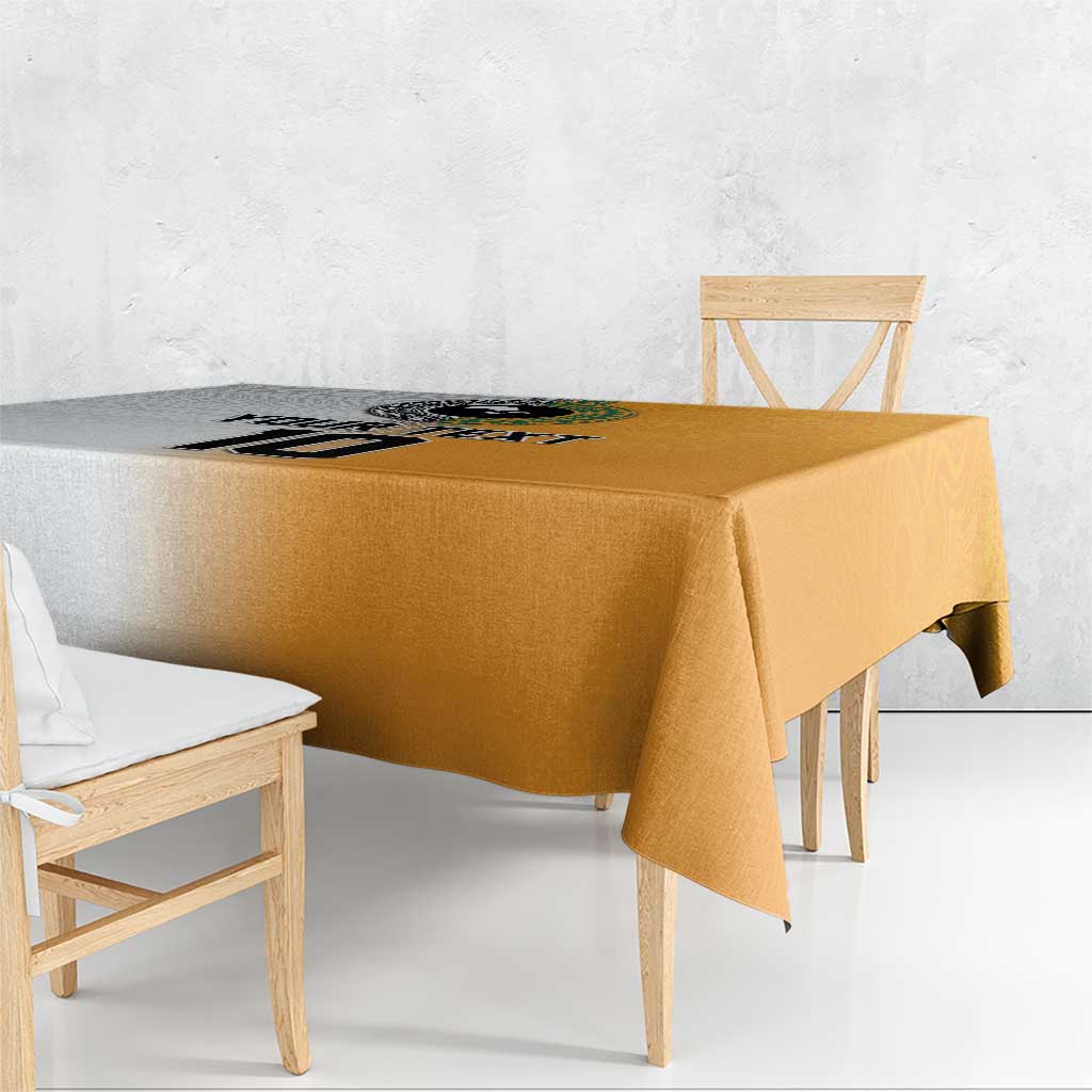 Custom Fiji and Australia Rugby Tablecloth Aboriginal and Fijian Masi Pattern