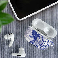 Samoa Pago Pago Aeto AirPods Case Wingstyle Blue-White Color - Polynesian Pride