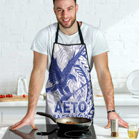 Samoa Pago Pago Aeto Apron Wingstyle Blue-White Color - Polynesian Pride