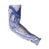 Samoa Pago Pago Aeto Arm Sleeves Wingstyle Blue-White Color - Polynesian Pride