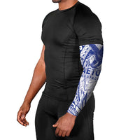 Samoa Pago Pago Aeto Arm Sleeves Wingstyle Blue-White Color - Polynesian Pride