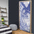 Samoa Pago Pago Aeto Door Cover Wingstyle Blue-White Color - Polynesian Pride
