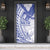 Samoa Pago Pago Aeto Door Cover Wingstyle Blue-White Color - Polynesian Pride