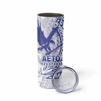 Samoa Pago Pago Aeto Skinny Tumbler Wingstyle Blue-White Color - Polynesian Pride