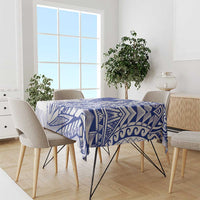Samoa Pago Pago Aeto Tablecloth Wingstyle Blue-White Color - Polynesian Pride