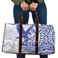 Samoa Pago Pago Aeto Travel Bag Wingstyle Blue-White Color - Polynesian Pride