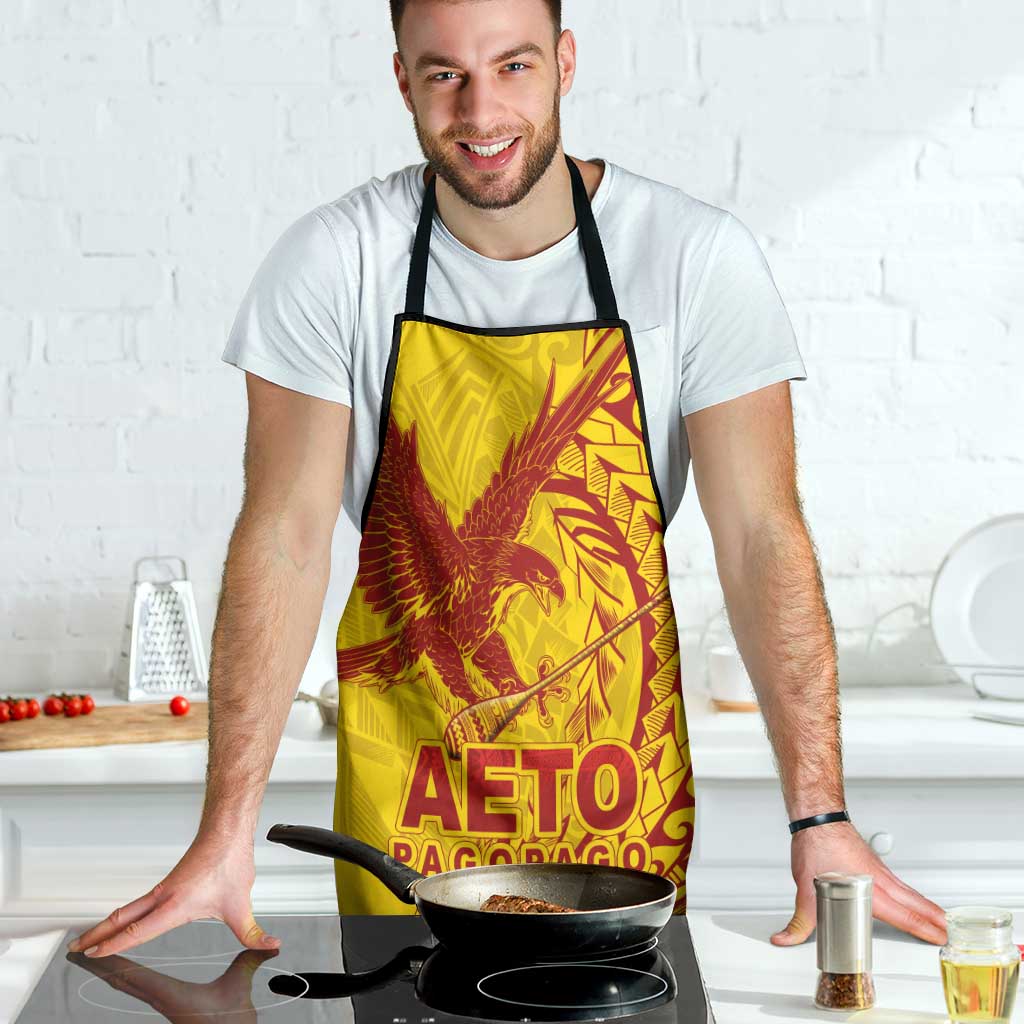 Samoa Pago Pago Aeto Apron Wingstyle Red-Gold Color - Polynesian Pride