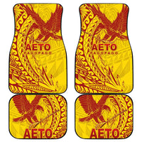 Samoa Pago Pago Aeto Car Mats Wingstyle Red-Gold Color - Polynesian Pride