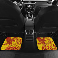 Samoa Pago Pago Aeto Car Mats Wingstyle Red-Gold Color - Polynesian Pride