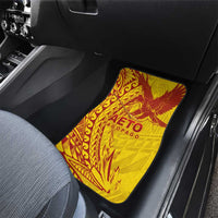 Samoa Pago Pago Aeto Car Mats Wingstyle Red-Gold Color - Polynesian Pride