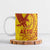 Samoa Pago Pago Aeto Ceramic Mug Wingstyle Red-Gold Color - Polynesian Pride