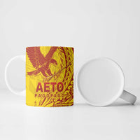 Samoa Pago Pago Aeto Ceramic Mug Wingstyle Red-Gold Color - Polynesian Pride
