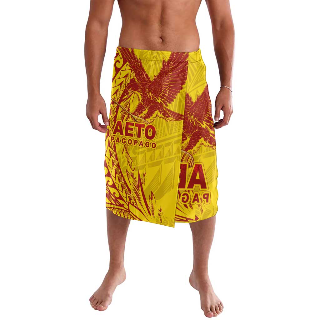 Samoa Pago Pago Aeto Lavalava Wingstyle Red-Gold Color - Polynesian Pride