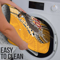 Samoa Pago Pago Aeto Bathroom Set Bald Eagle with Polynesian Art Tattoos - Polynesian Pride