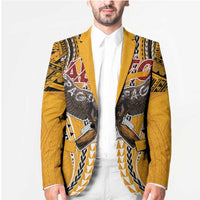 Samoa Pago Pago Aeto Blazer Bald Eagle with Polynesian Art Tattoos - Polynesian Pride