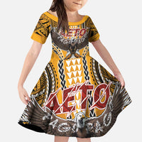 Samoa Pago Pago Aeto Family Matching Puletasi and Hawaiian Shirt Bald Eagle with Polynesian Art Tattoos - Polynesian Pride