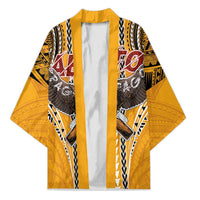 Samoa Pago Pago Aeto Kimono Bald Eagle with Polynesian Art Tattoos - Polynesian Pride