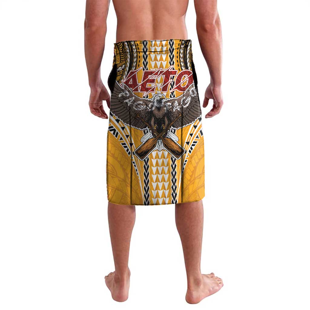 Samoa Pago Pago Aeto Lavalava Bald Eagle with Polynesian Art Tattoos - Polynesian Pride