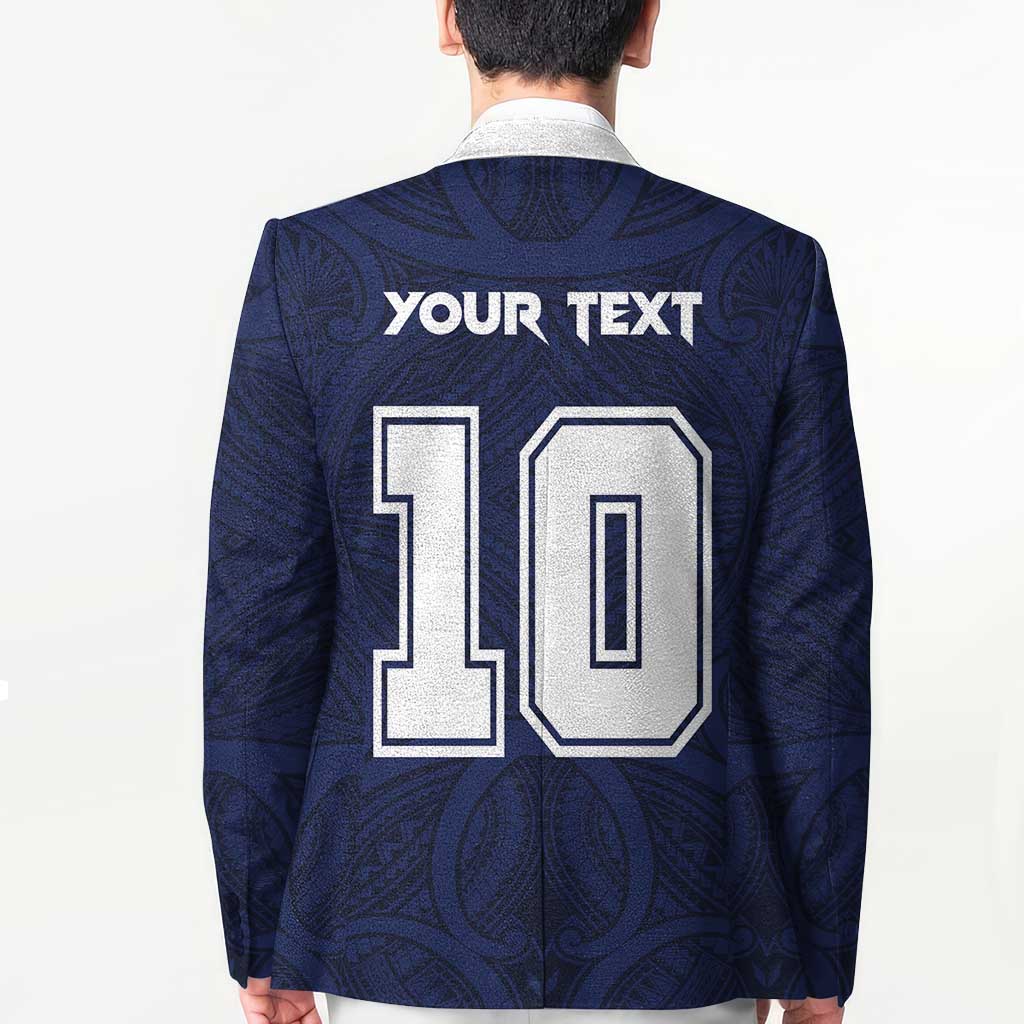 Custom Rugby Toa Samoa Blazer Champions Six Eight Five - Polynesian Pride