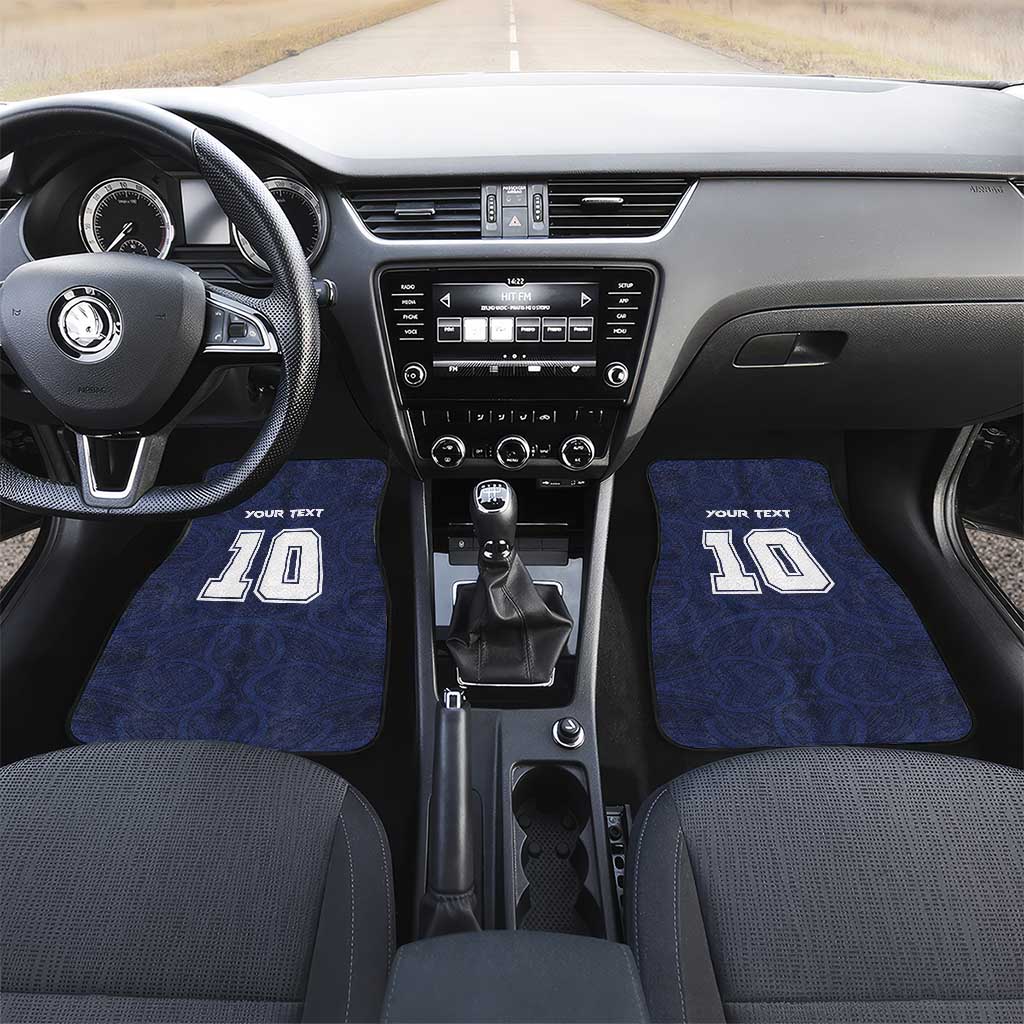 Custom Rugby Toa Samoa Car Mats Champions Six Eight Five - Polynesian Pride