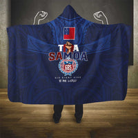 Rugby Toa Samoa Hooded Blanket Champions Six Eight Five - Polynesian Pride
