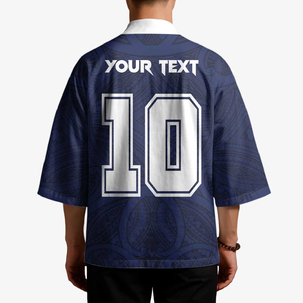 Custom Rugby Toa Samoa Kimono Champions Six Eight Five - Polynesian Pride