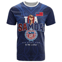 Custom Rugby Toa Samoa T Shirt Champions Six Eight Five - Polynesian Pride