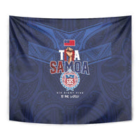 Rugby Toa Samoa Tapestry Champions Six Eight Five - Polynesian Pride