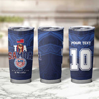 Custom Rugby Toa Samoa Tumbler Cup Champions Six Eight Five - Polynesian Pride
