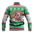 Custom Hawaii Mele Kalikimaka Baseball Jacket Aloha Santa and Palm Tree Mix Kakau Pattern LT03 - Polynesian Pride