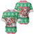 Custom Hawaii Mele Kalikimaka Baseball Jersey Aloha Santa and Palm Tree Mix Kakau Pattern LT03 - Polynesian Pride