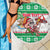 Custom Hawaii Mele Kalikimaka Beach Blanket Aloha Santa and Palm Tree Mix Kakau Pattern LT03 - Polynesian Pride