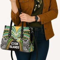 Cook Islands Rugby League Leather Bag Tatau Tribal Motifs-Black Color LT03 - Polynesian Pride