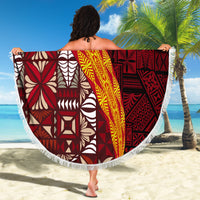 Tonga Feletoa Kupesi Fakatonga Beach Blanket LT03 - Polynesian Pride