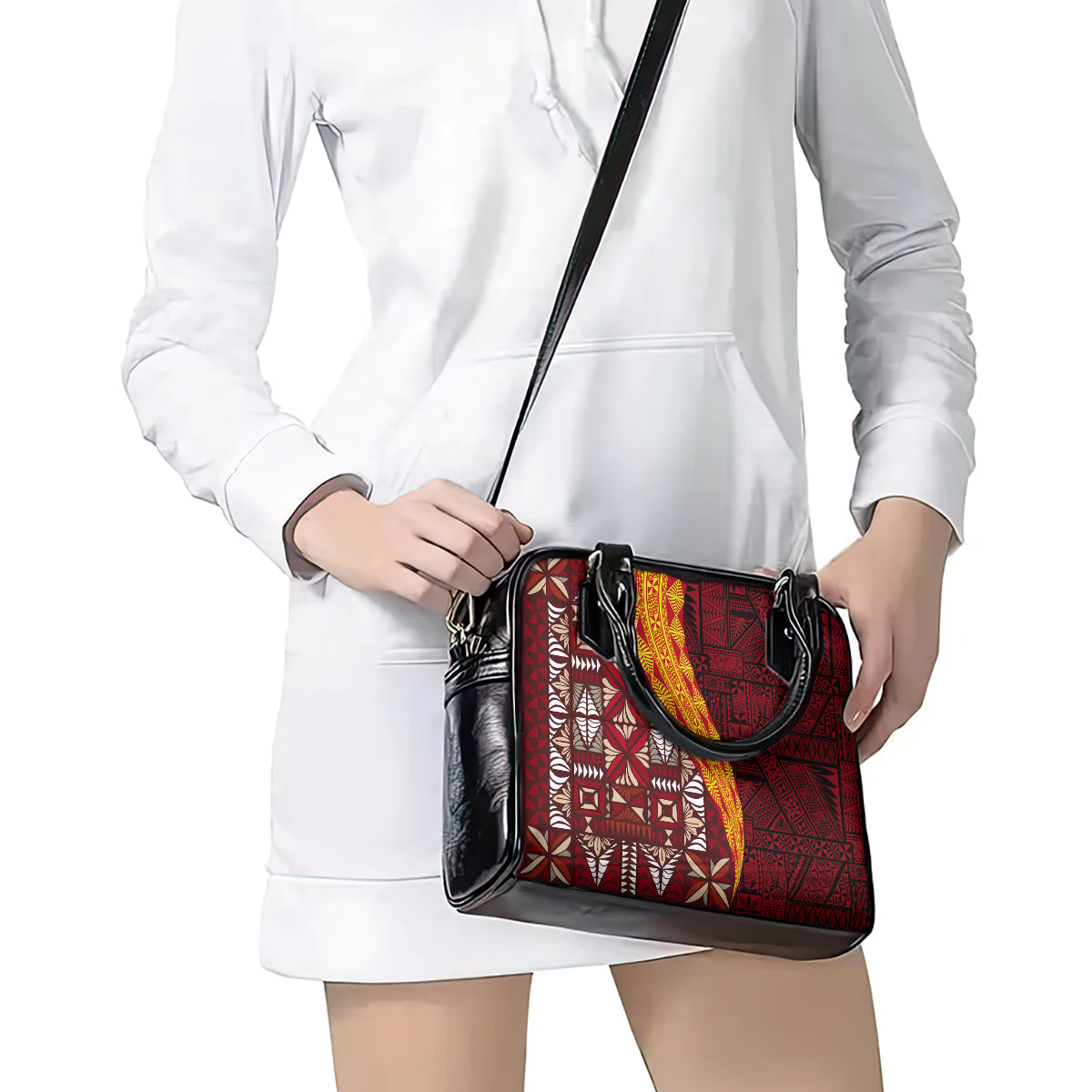 Tonga Feletoa Kupesi Fakatonga Shoulder Handbag LT03 - Polynesian Pride