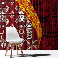 Tonga Feletoa Kupesi Fakatonga Window Curtain LT03 - Polynesian Pride