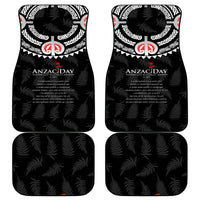 New Zealand ANZAC Day Car Mats Lest We Forget Haka Dance Respect LT03 - Polynesian Pride
