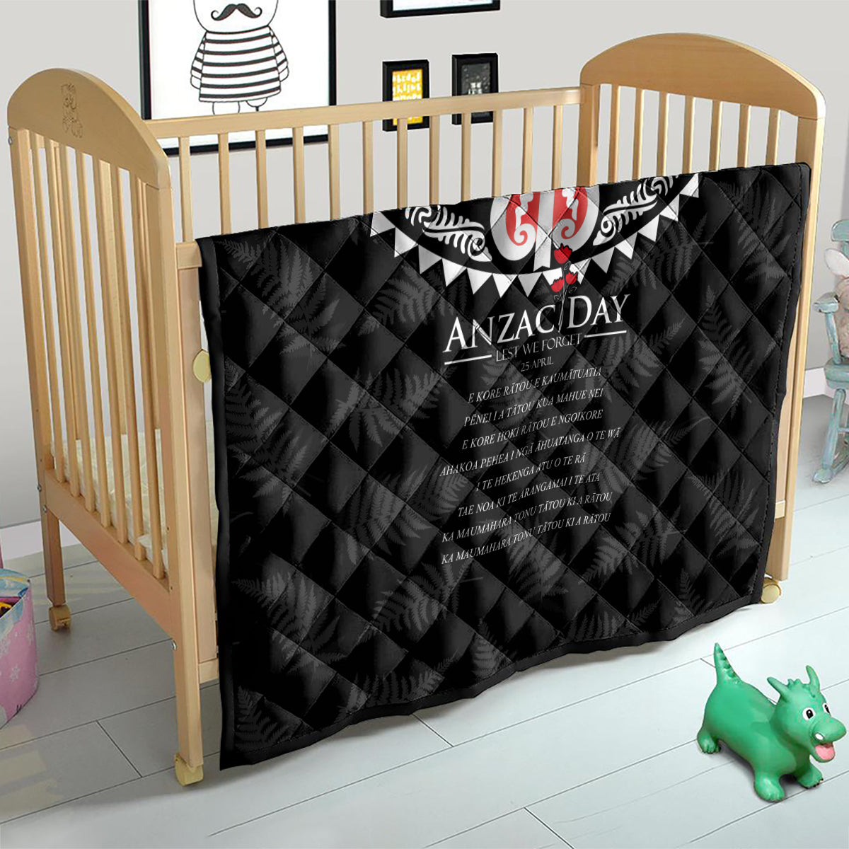 New Zealand ANZAC Day Quilt Lest We Forget Haka Dance Respect LT03 - Polynesian Pride