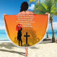 New Zealand and Australia ANZAC Day Beach Blanket Gallipoli Lest We Forget LT03 - Polynesian Pride
