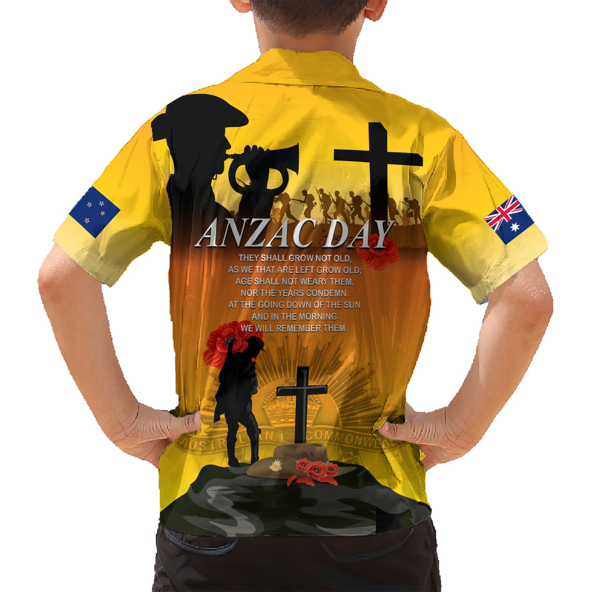 New Zealand and Australia ANZAC Day Hawaiian Shirt Gallipoli Lest We Forget LT03 - Polynesian Pride