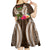 Vanuatu Selebretem 44th Indipendens Dei Kid Short Sleeve Dress Yumi Pig Tusk and Namele Fern