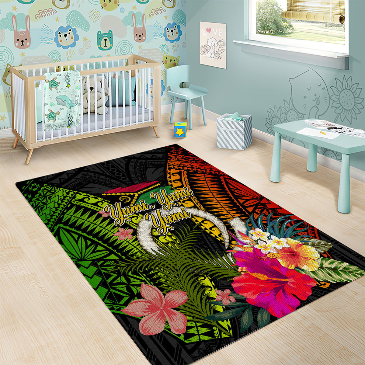 Vanuatu Independence Day Area Rug Tugeta Yumi Selebretem Indipendens Dei