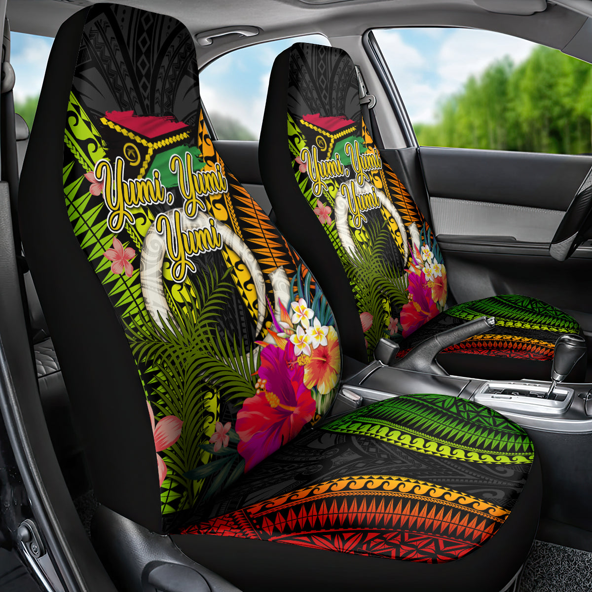 Vanuatu Independence Day Car Seat Cover Tugeta Yumi Selebretem Indipendens Dei