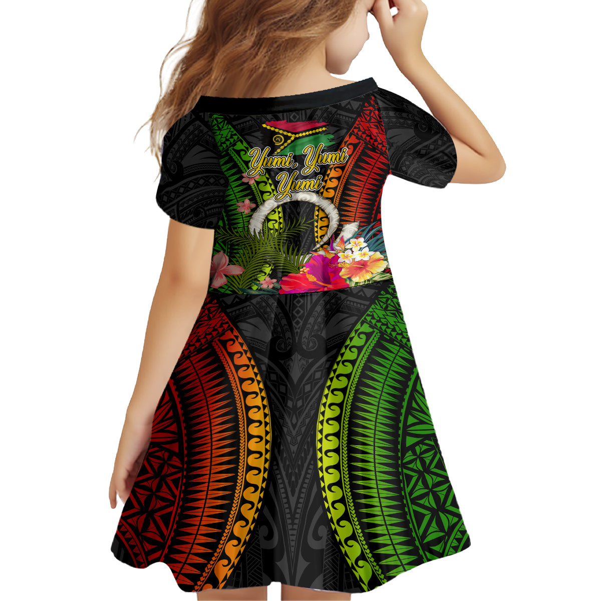 Vanuatu Independence Day Family Matching Tank Maxi Dress and Hawaiian Shirt Tugeta Yumi Selebretem Indipendens Dei