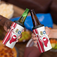 Greenland and Denmark Together 4 in 1 Can Cooler Tumbler National Country Map and Flag Style