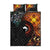 New Zealand and Australia Together Quilt Bed Set Maori Tattoo Paua Shell mix Aboriginal Pattern