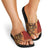 Samoan Pacific Tribal Flower Geometric Art Tattoos Slide Sandals Siapo Pattern Flame Sunset - Polynesian Pride