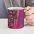 Samoan Pacific Tribal Flower Geometric Art Tattoos Ceramic Mug Siapo Pattern Romantic Rose - Polynesian Pride