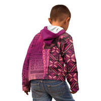 Samoan Pacific Tribal Flower Geometric Art Tattoos Kid Hoodie Siapo Pattern Romantic Rose LT03 - Polynesian Pride